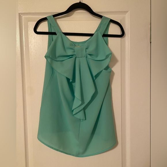 Brenda’s teal tank with back bow detail - Picture 2 of 3